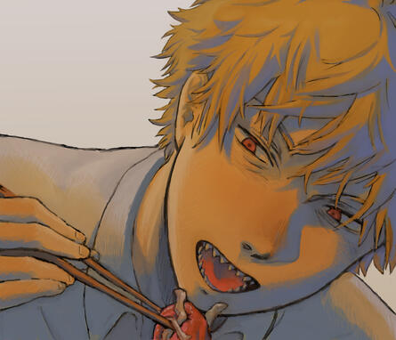 "Denji" An illustration of the character Denji from Chainsaw Man. I like him a lot!